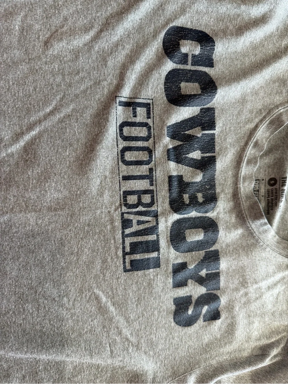 Nike Gray Cowboys Football Short Sleeve Tee